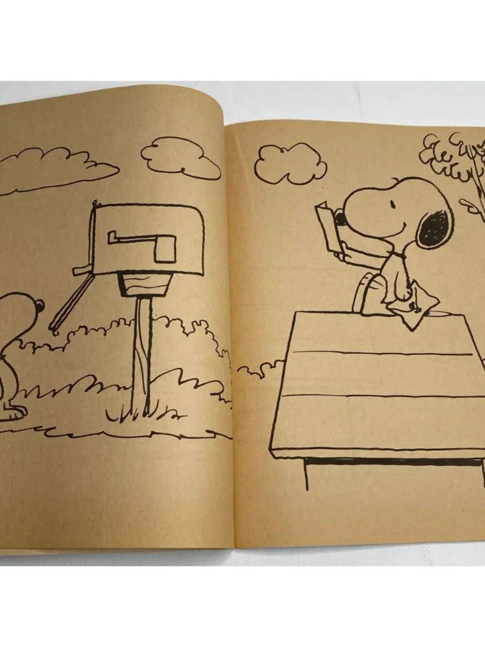 Vintage 1970s Peanuts Snoopy Coloring Books Set 4 Busy Day Fun Time Playtime